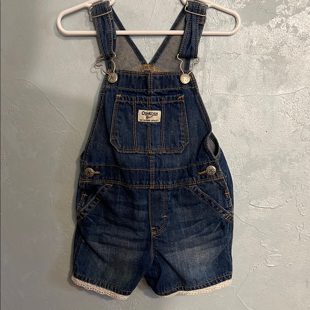 OshKosh B'gosh Blue Short Overalls